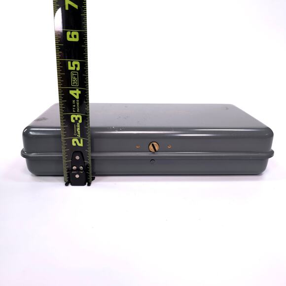 Vintage PN Co Metal Lock Box No Key Funeral Home - Picture 7 of 9